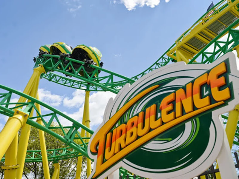 Turbulence roller coaster at Adventureland in Farmingdale