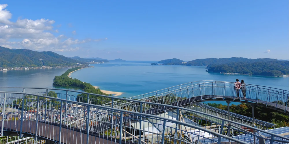 View from Amanohashidate View Land