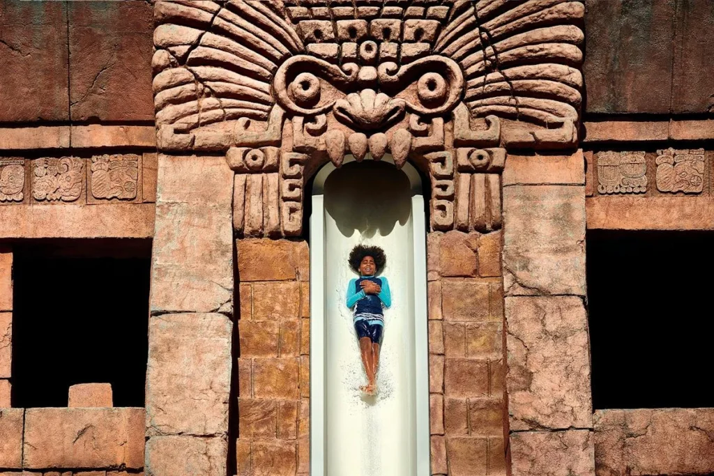 Leap of Faith slide at Aquaventure on Paradise Island