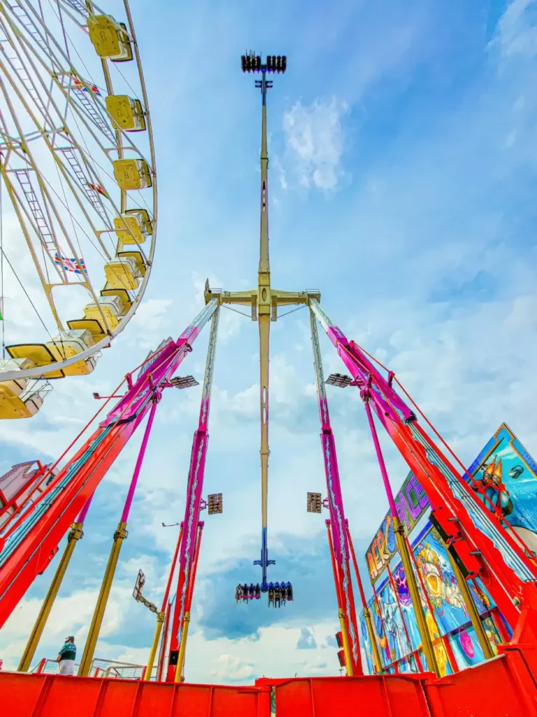 Fairground rides at Barry Island Pleasure Park