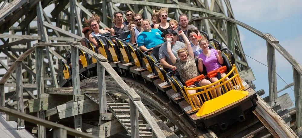 Riders on Kentucky Rumbler at Beech Bend