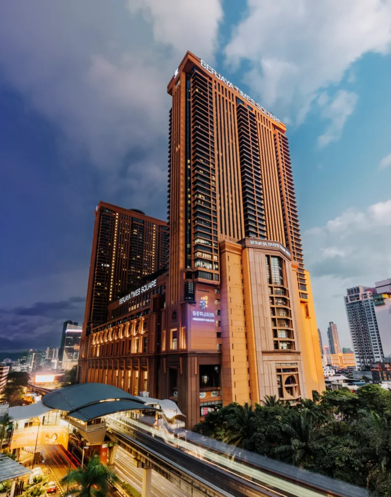 Berjaya Times Square complex in Kuala Lumpur, home to Berjaya Times Square Theme Park