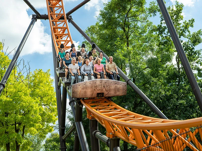 Fury roller coaster at Bobbejaanland