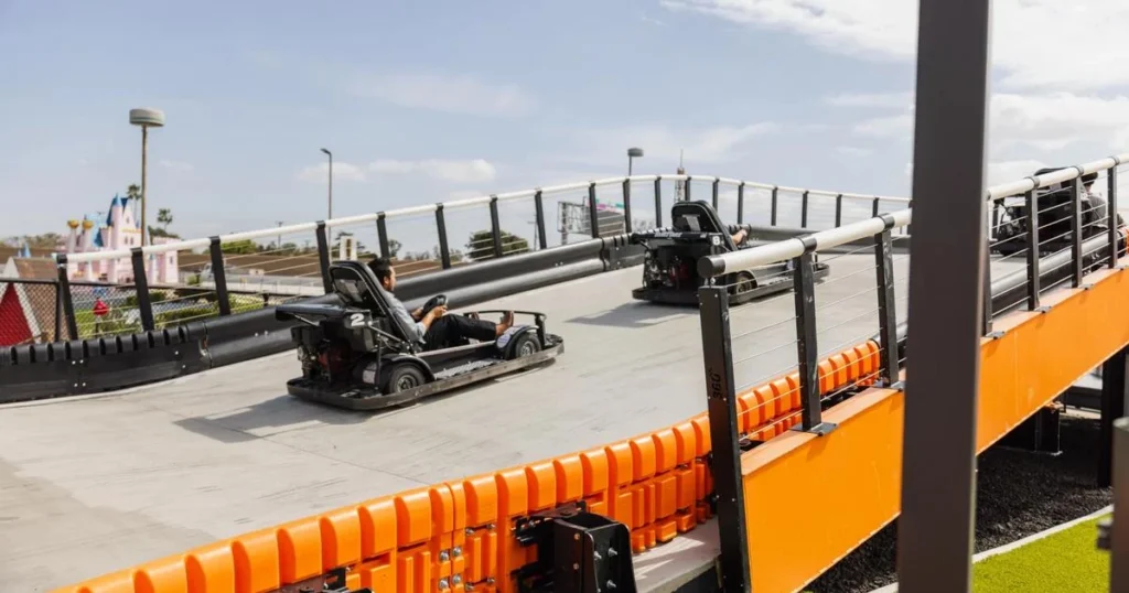 Go-kart track at Bullwinkle’s Upland