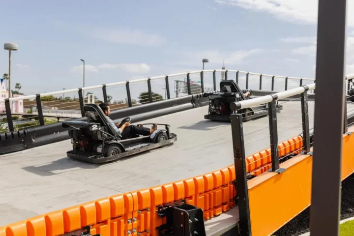 Go-kart track at Bullwinkle’s Upland