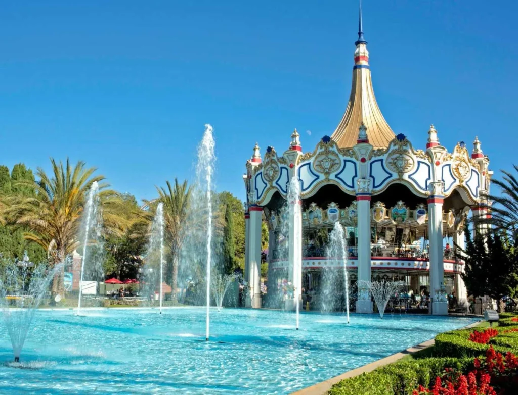 View of California’s Great America in Santa Clara