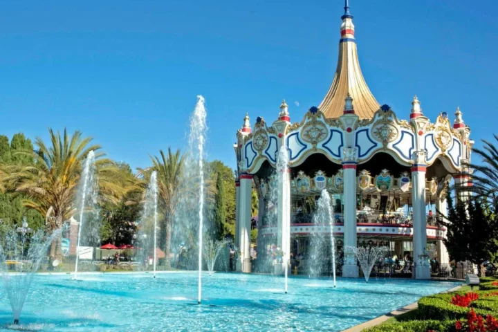 View of California’s Great America in Santa Clara