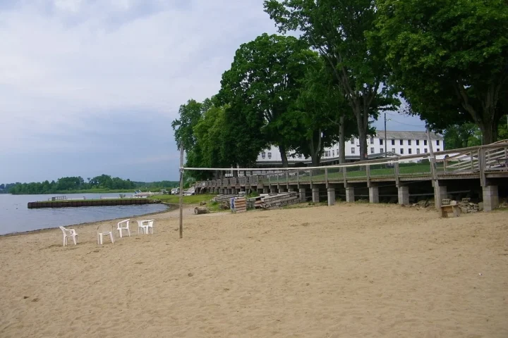 Conneaut Lake Park’s waterfront and boardwalk, photographed in 2014