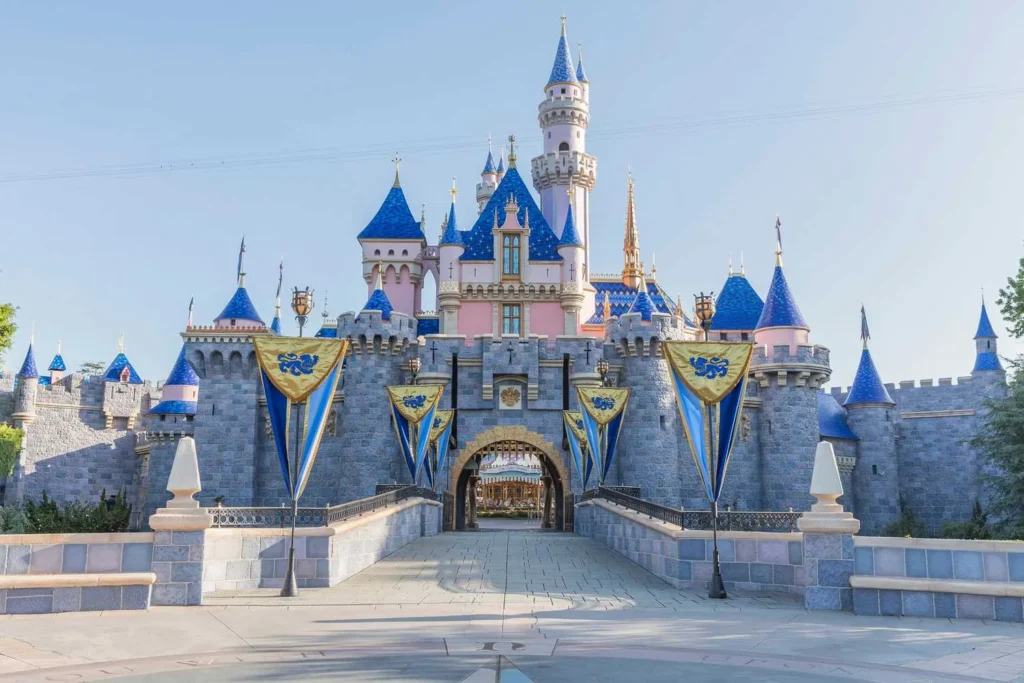 Sleeping Beauty Castle at Disneyland Park in Anaheim, California