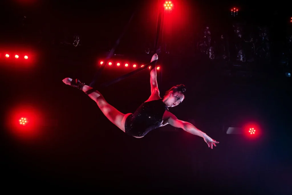 Aerial performance at Dracula’s Gold Coast