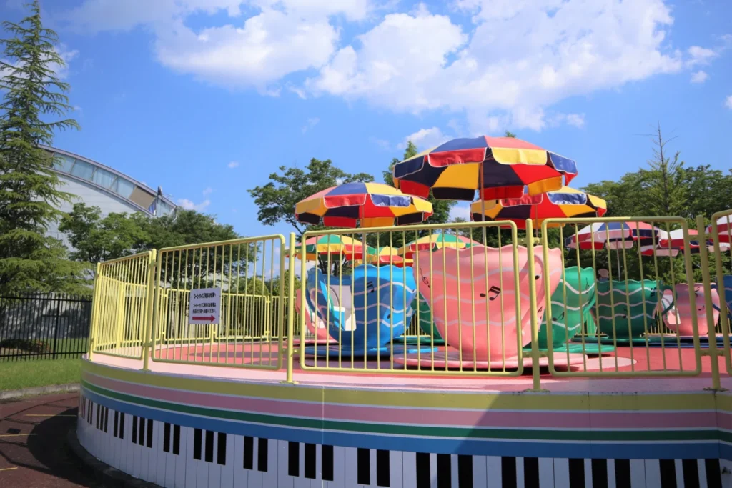 Teacup ride at Dreamland in Koriyama Culture Park