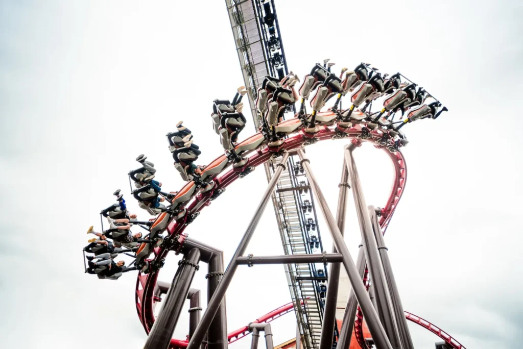 Na Fianna Force roller coaster at Emerald Park