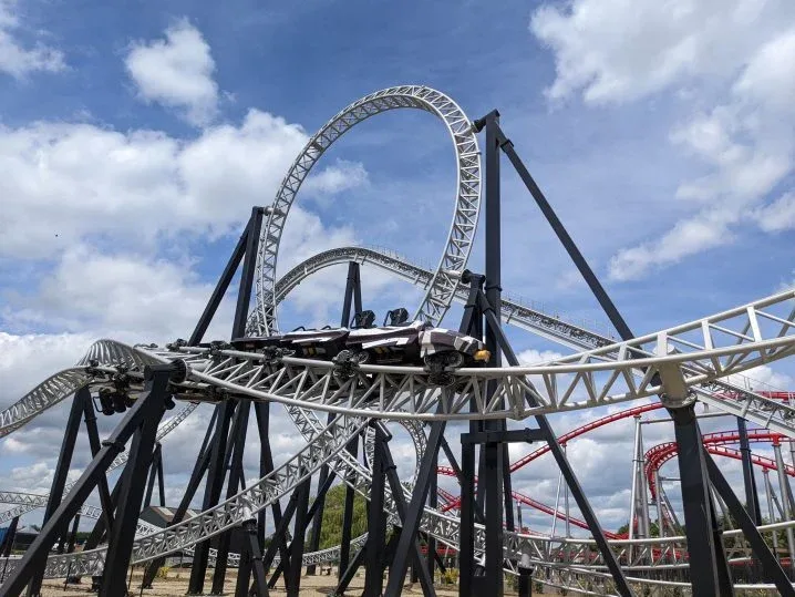 Sik roller coaster at Flamingo Land