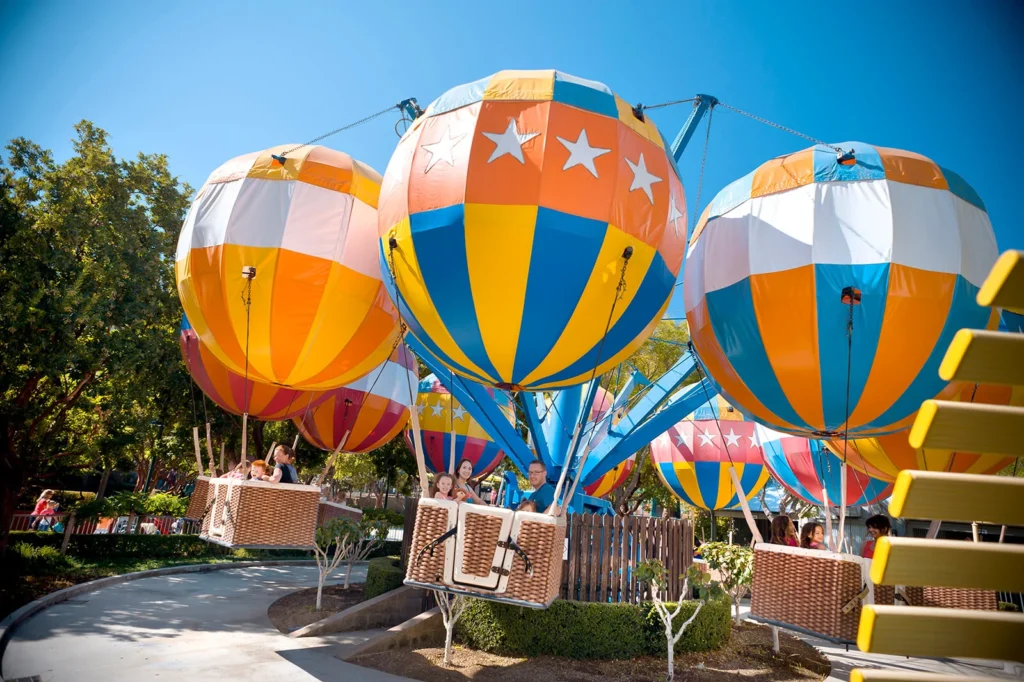 Balloon ride at Gilroy Gardens