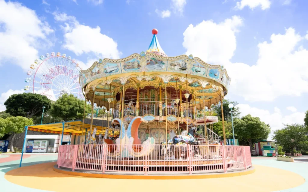 Two-storey carousel at Hamanako Palpal