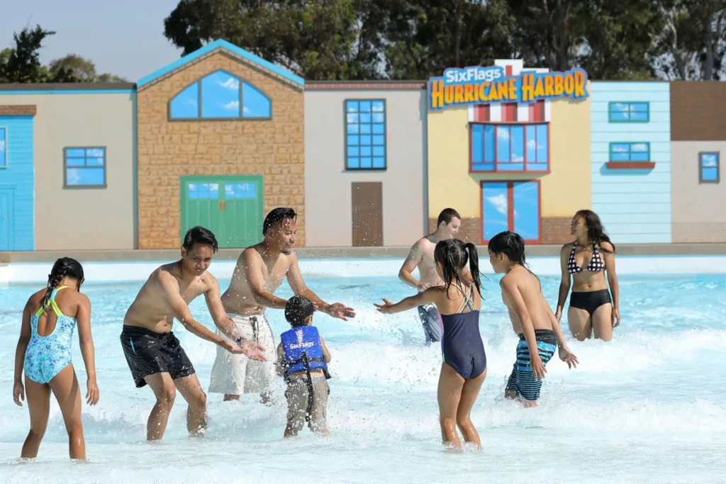 Hurricane Harbor Arlington water park in Texas