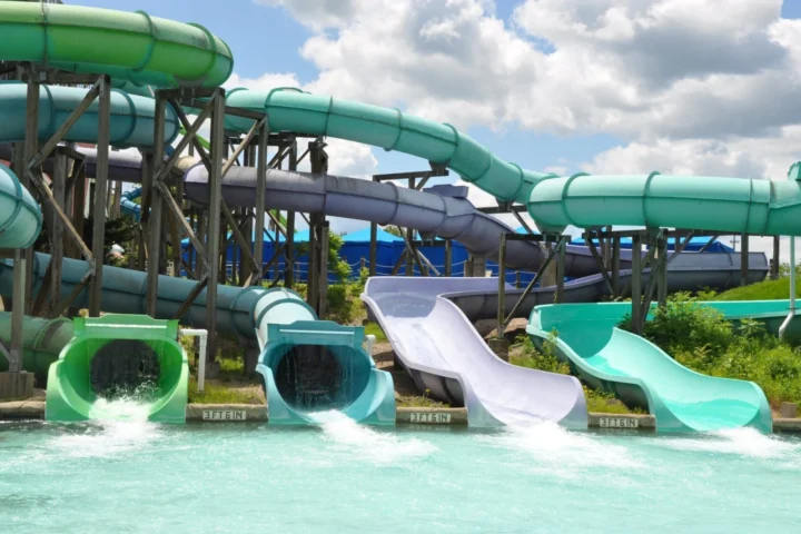Big Kahuna water slides at Hurricane Harbor New England