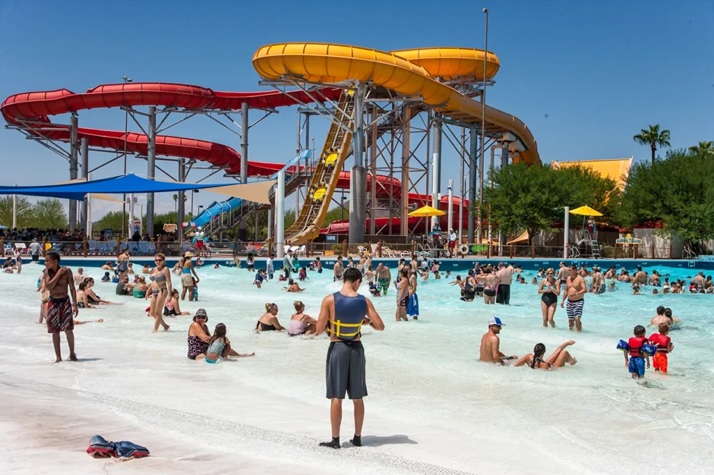 Hurricane Harbor Phoenix water attractions in Glendale