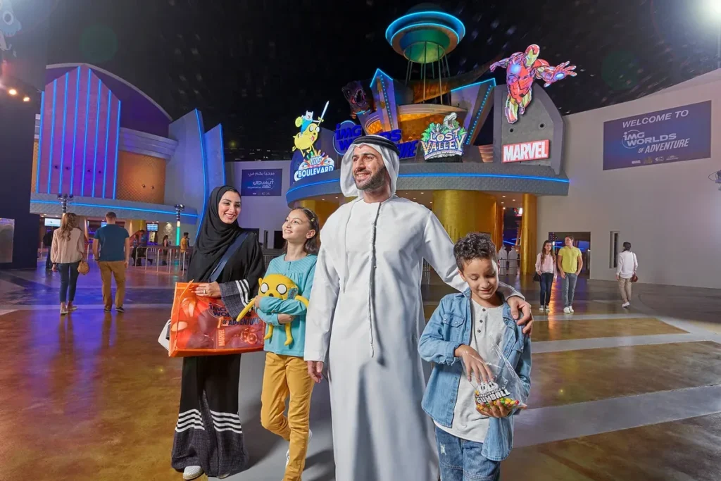 Themed attraction at IMG Worlds of Adventure in Dubai
