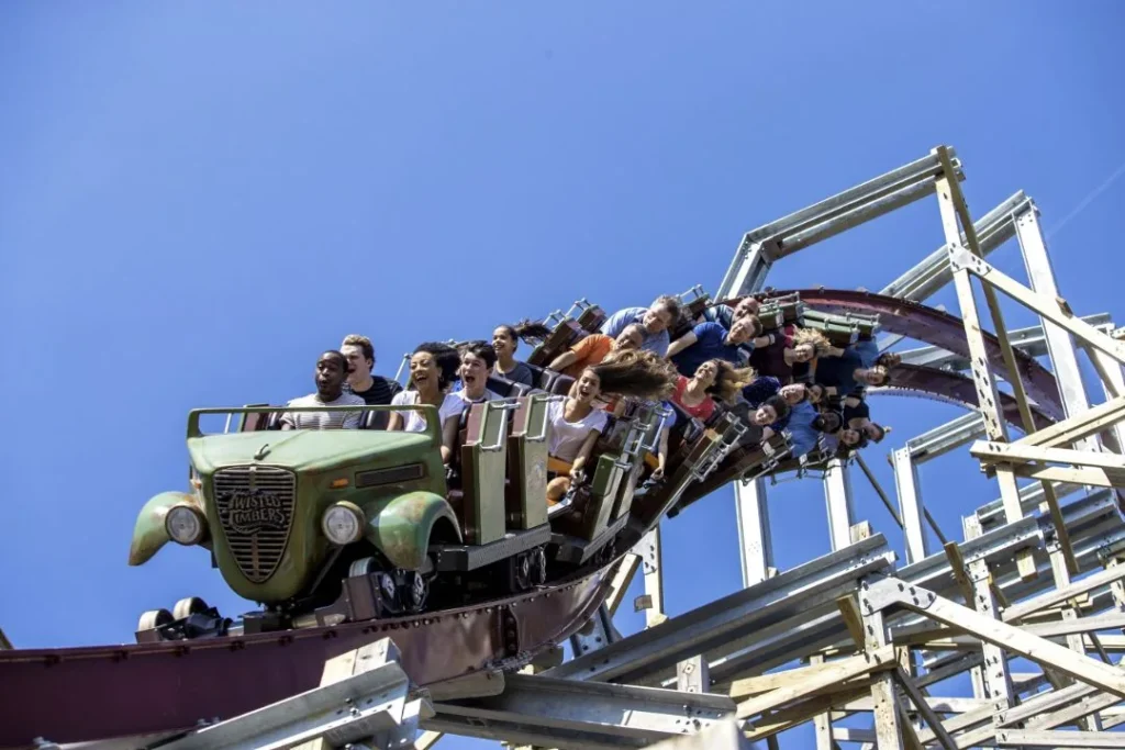 Roller coaster at Kings Dominion