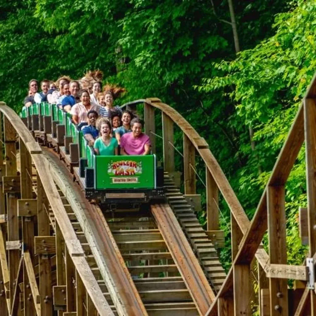 Roller coaster at Lake Compounce