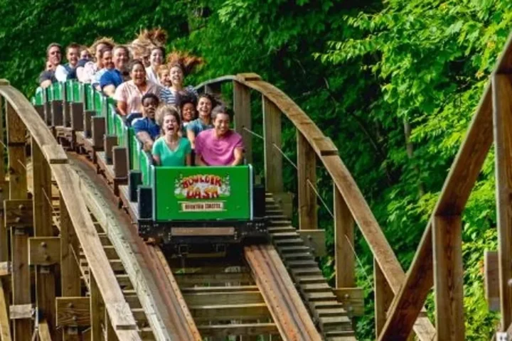 Roller coaster at Lake Compounce