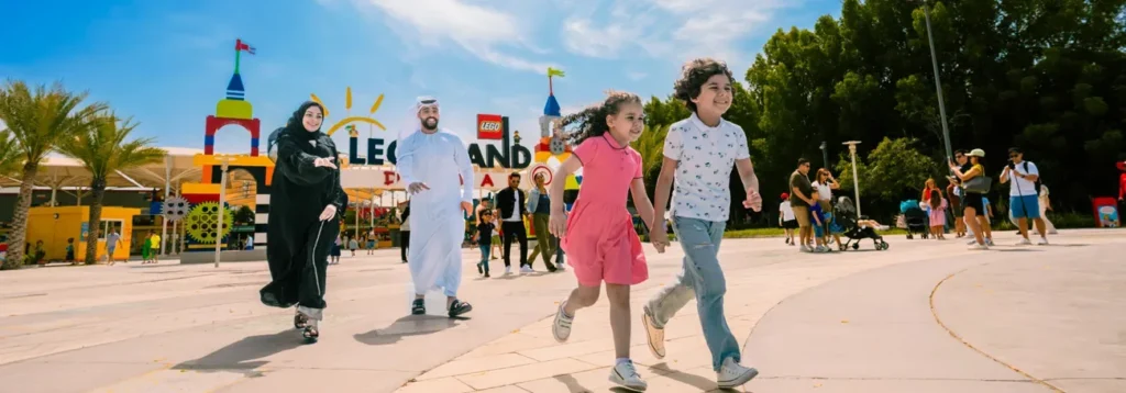 Park entrance at LEGOLAND Dubai