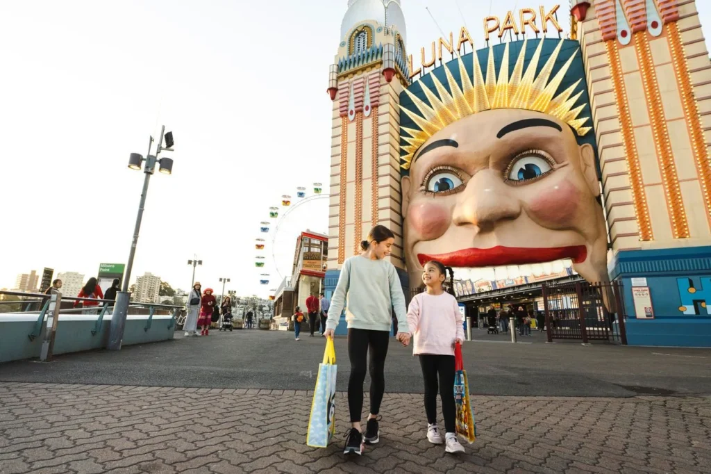 Luna Park Sydney entrance at Milsons Point