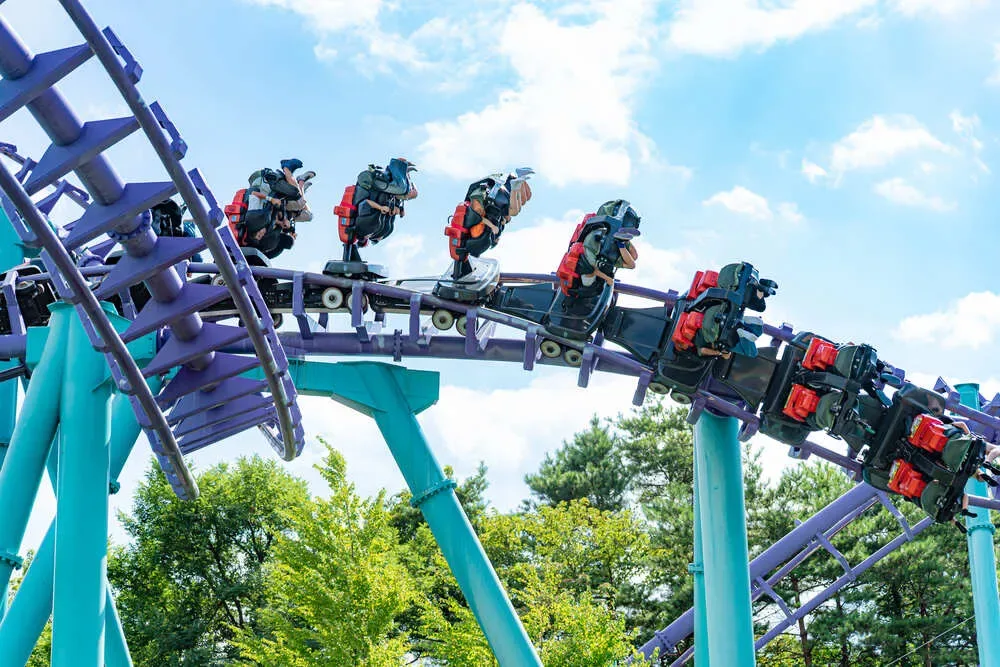 F² inverted roller coaster at Nasu Highland Park