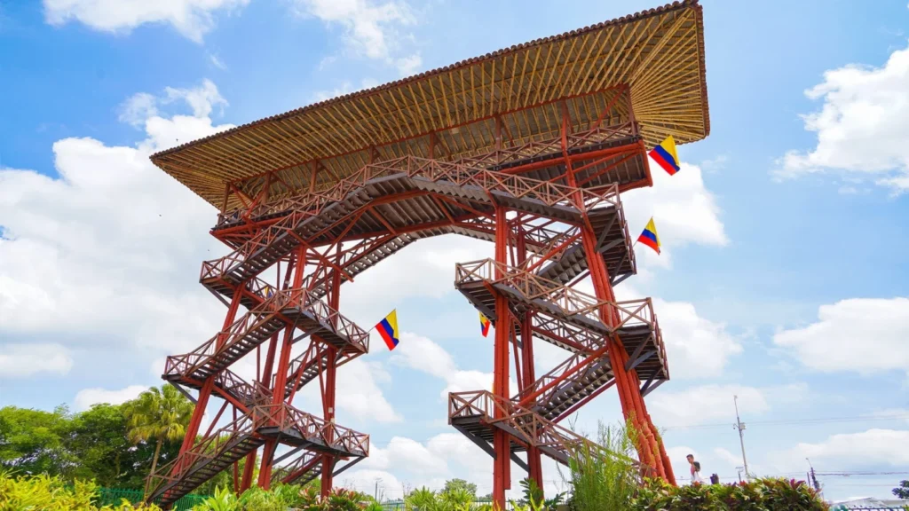 Torre Mirador observation tower at Parque del Café in Quindío