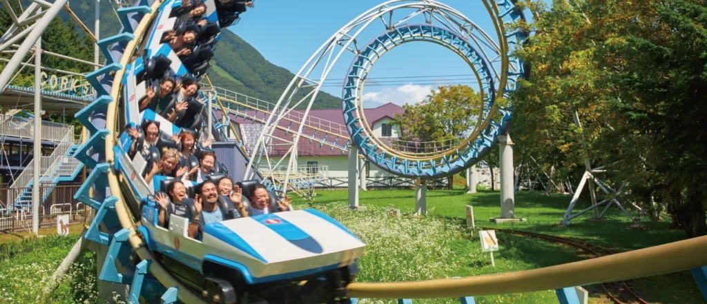 Amusement rides at Rusutsu in Hokkaido
