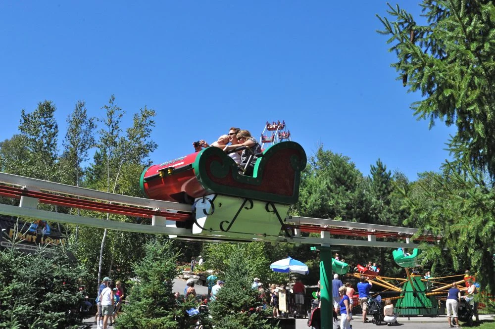 Skyway ride at Santa’s Village in Jefferson, New Hampshire