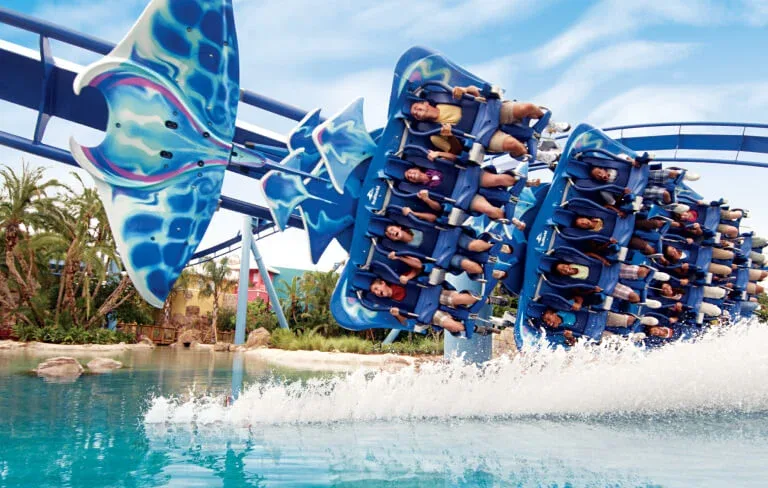 Manta roller coaster at SeaWorld Orlando