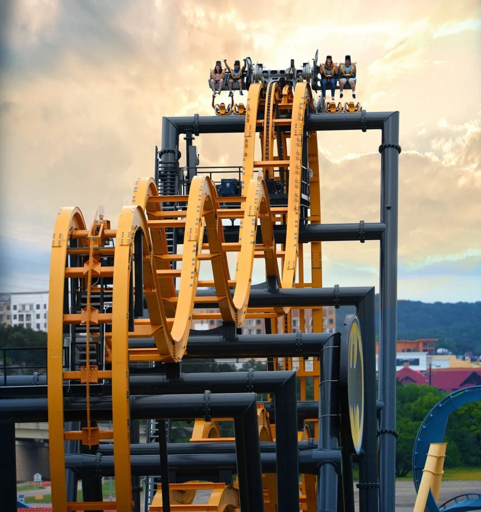 Batman The Ride at Six Flags Fiesta Texas