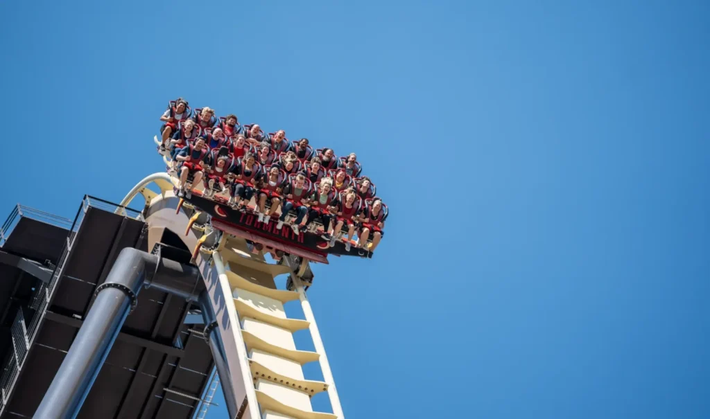 New Texas Giant roller coaster at Six Flags Over Texas