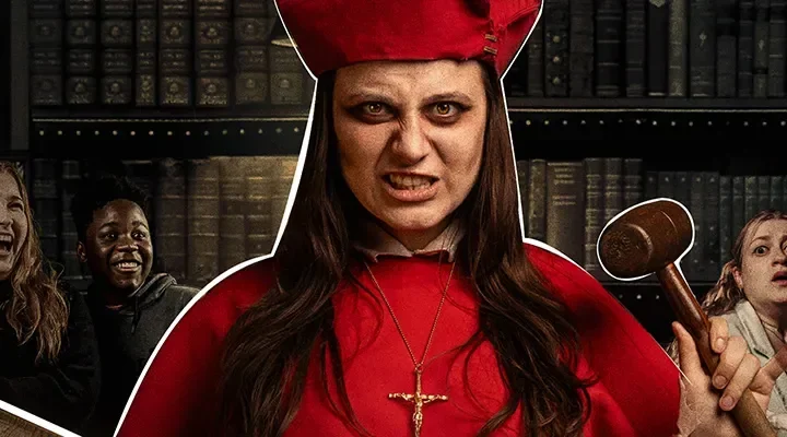 A costumed performer at The Amsterdam Dungeon